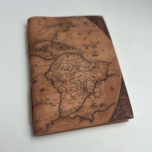 Vintage Map Design Journal, Made In Italy, Brand New